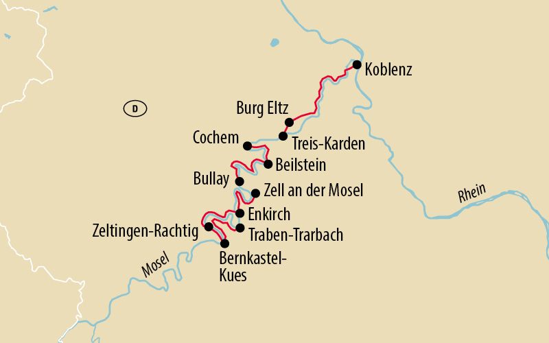Unterwegs auf dem Mosel-Radweg 3