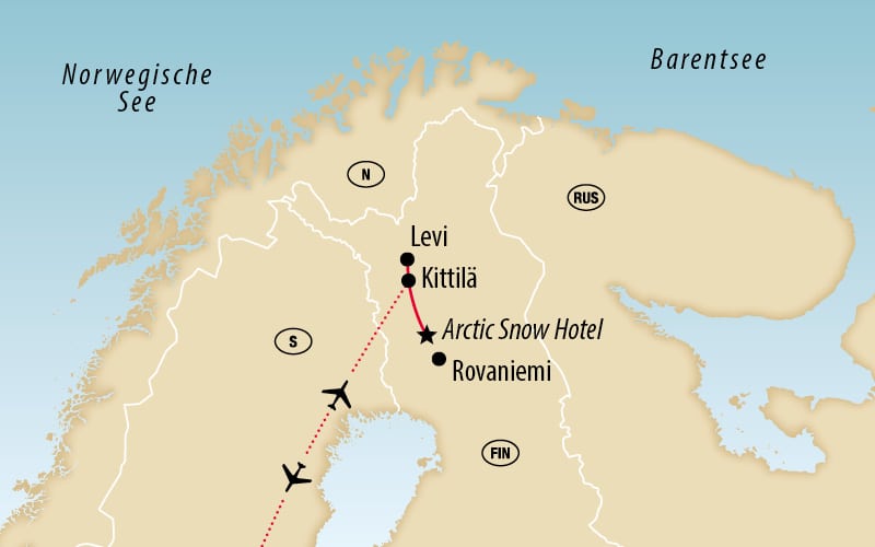 Winterzauber in Finnisch Lappland 1