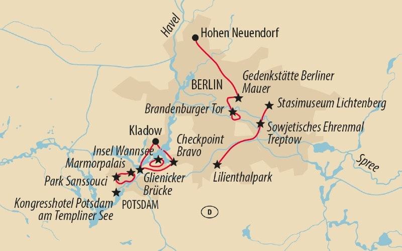 Rund um Berlin auf dem Mauerradweg 7